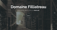 Desktop Screenshot of filliatreau.fr